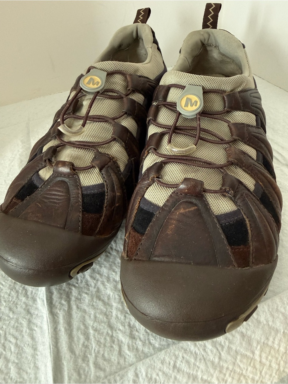 Merrell mens leather slip on